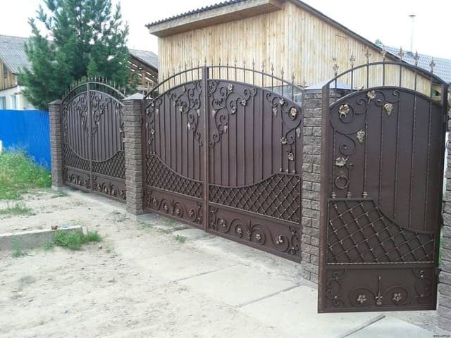 кованые и сварные ворота Дубна